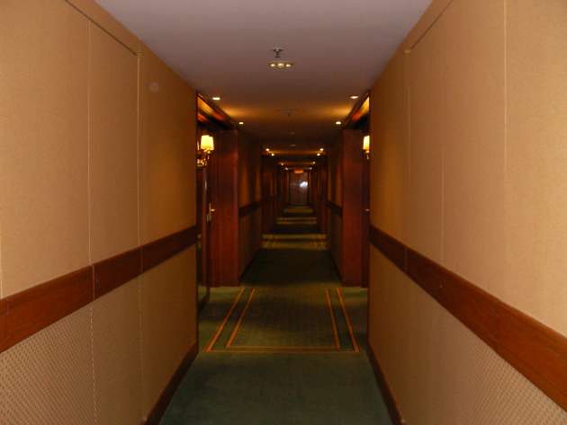 ルコックホテル（六国酒店）の廊下